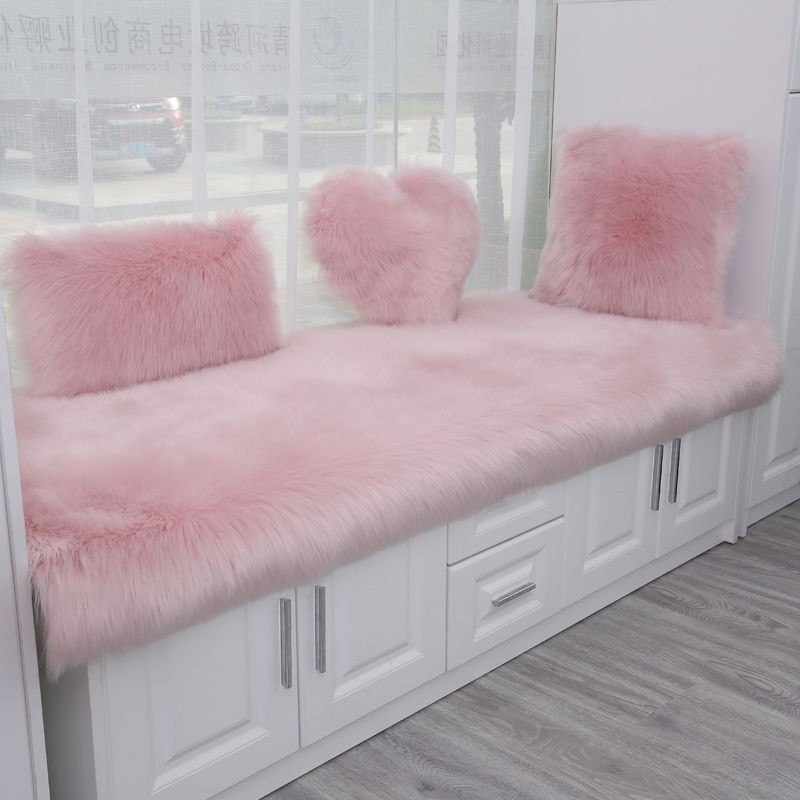 简约现代长毛绒飘窗垫窗台垫阳台垫卧室飘窗毯网红款轻奢2022新款