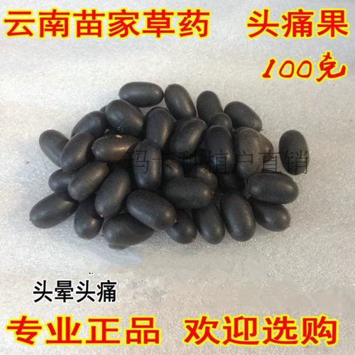 头痛果：云南苗家特产野生中草药头晕头痛偏头痛中药材药酒料泡酒 - 封面