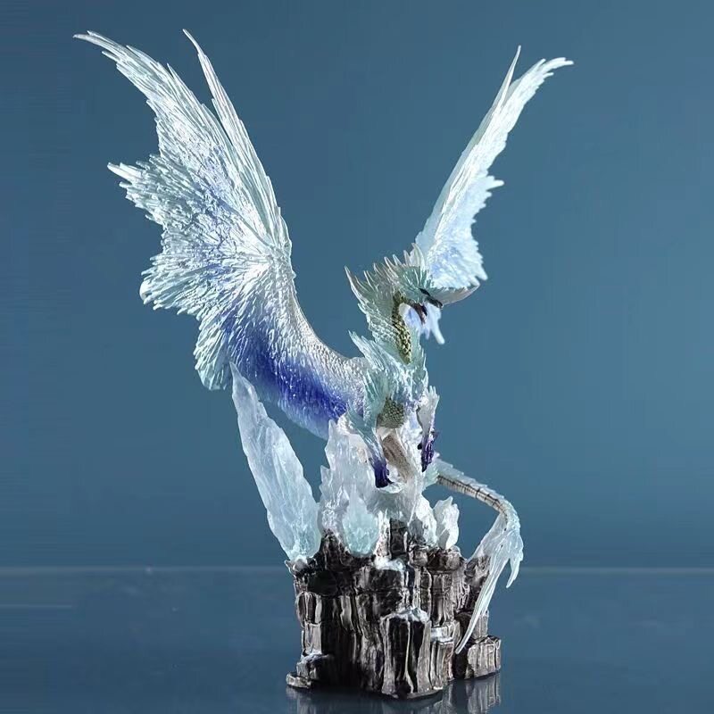 怪物猎人崛起周边盒蛋怪物PS4 灭尽龙冰咒龙游戏手办摆件模型礼物