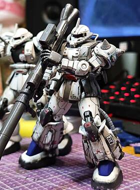 集模社红色彗星GTO白狼扎古高达JMS星动模型HG拼装手办机甲玩具男