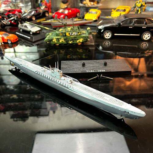 1/350比例德狼群U181合金潜艇模型仿真军事摆件成品舰船无剖面