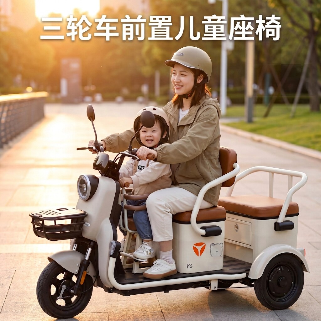电动三轮车婴儿安全儿童座椅前置小空间宝宝简易凳小子26年新款