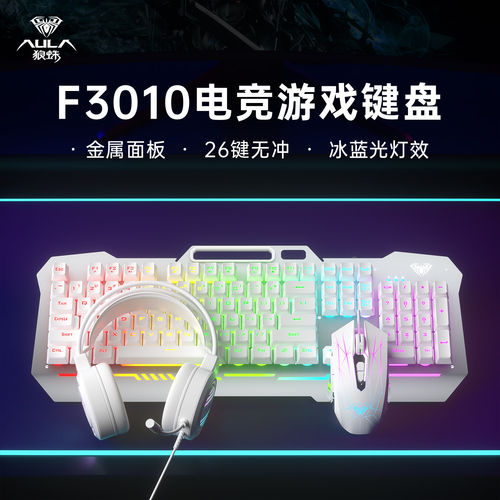 质保两年-狼蛛有线键盘套装