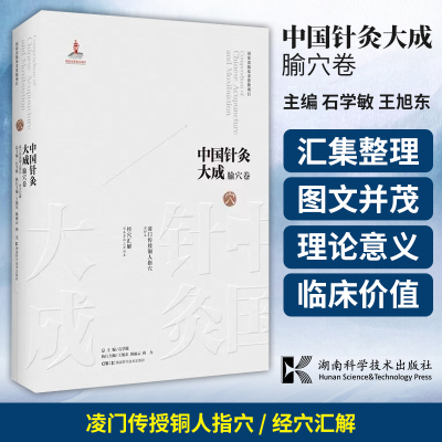 中国针灸大成 腧穴卷 凌门传授铜人指穴 经穴汇解 石学敏 王旭东 主编 中医书籍 湖南科学技术出版社 9787571019310