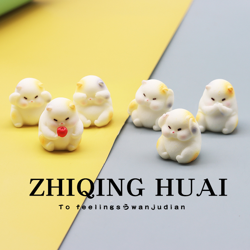 独立盲袋超萌迷你呆猫六连表情包