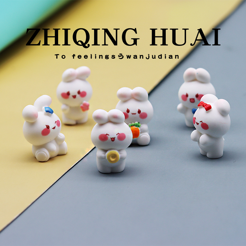 独立盲袋迷你可爱小白兔公仔玩具