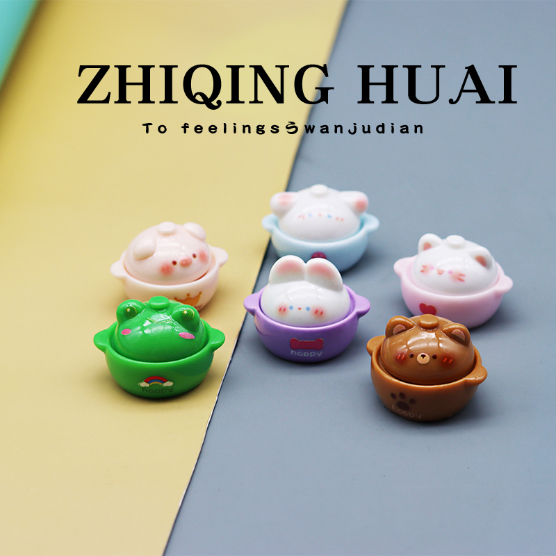 独立盲袋小砂锅开盖可爱卡通动物