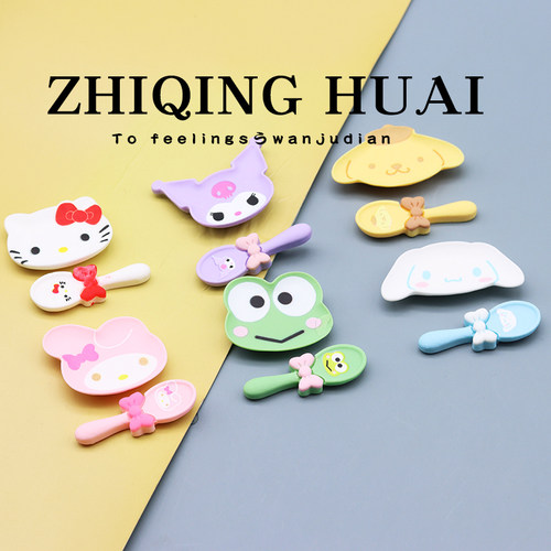 独立盲袋迷你微缩食玩小盘子勺子