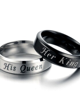 herKinghisQueen情侣戒指