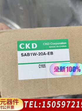 CKD电磁阀，SAB1W-20A-EB，