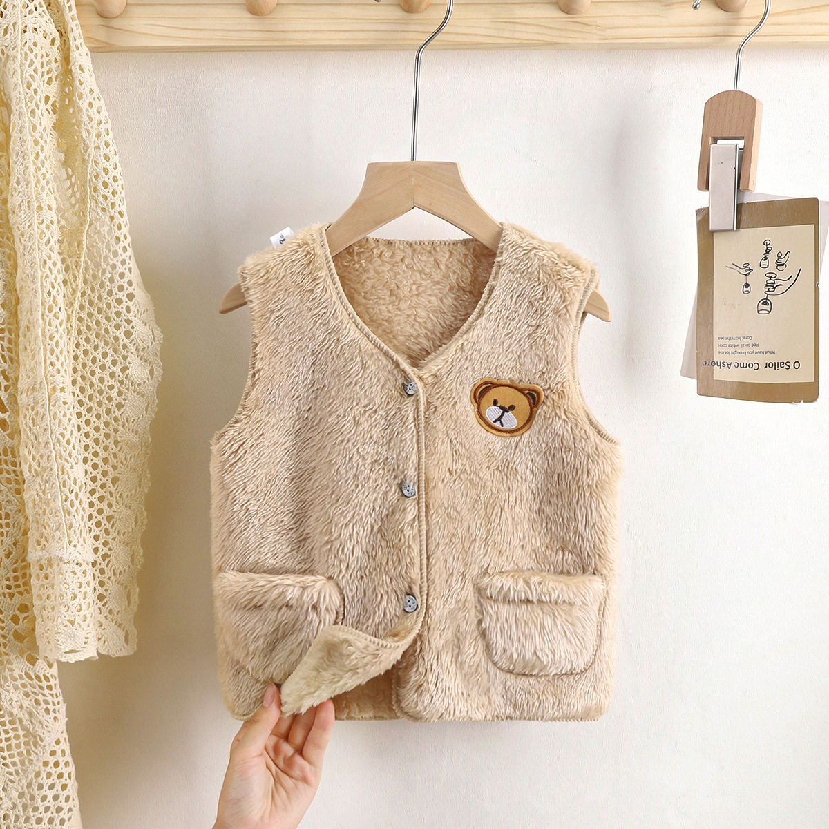 新款 儿童马甲春秋双面珊瑚绒男女宝宝加绒背心法兰绒韩版保暖坎,童装/婴儿装/亲子装,马甲,淘宝优惠券,粉丝福利购,淘宝优惠卷