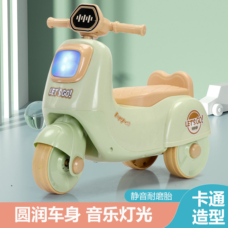 新款宝宝摩托滑行车1-3岁男女孩助力学步玩具车滑步车儿童平衡车