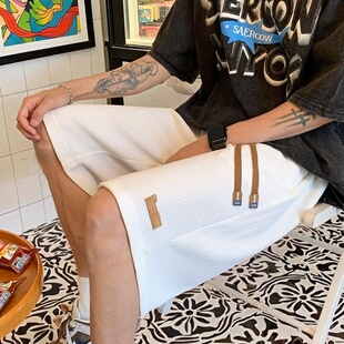 运动裤 薄款 子男士 休闲裤 宽松裤 夏季 速干裤 直筒裤 冰丝短裤 大码 男裤