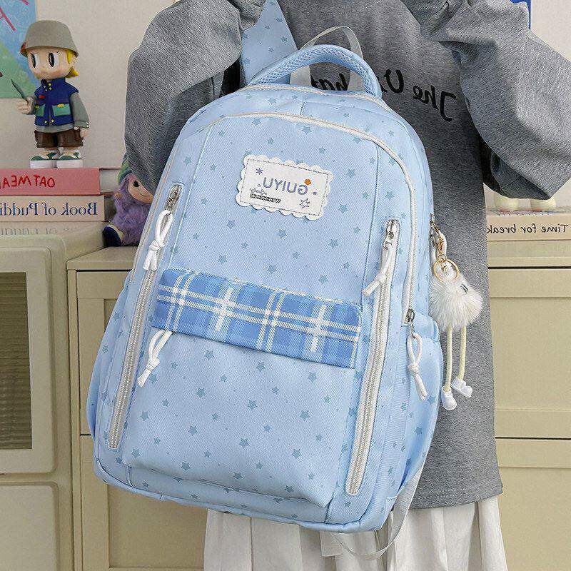 女生书包2026新款学院风初高中学生大容量双肩包轻便休闲韩版背包