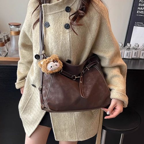 通勤托特包女款2025新款双肩包高级感包包小众斜挎包大容量单肩包