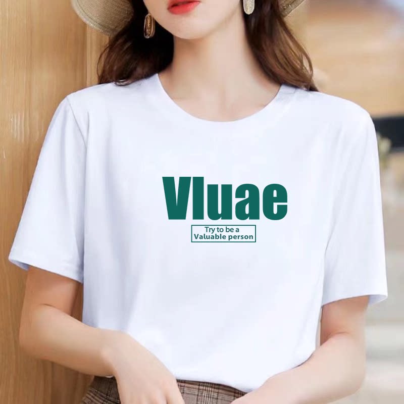 无锡纯棉t恤女士广州白马短袖2026新款夏季沙河虎门高端女装上衣图片