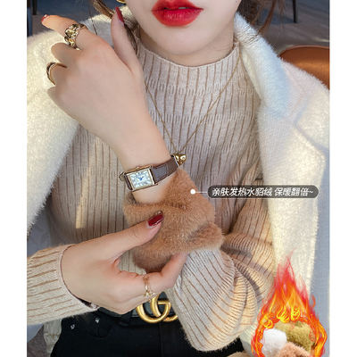 广州十三行高领加绒加厚打底针织衫女秋冬东莞大朗毛衣不起球上衣