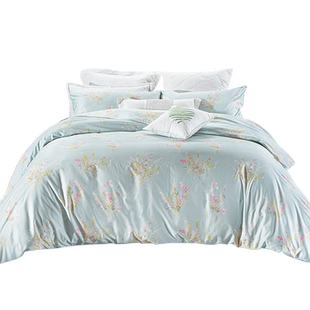 Natural Home 田园印花四件套 100纯棉床单 高支高密家纺床上用品