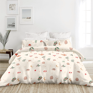 Natural Home/自然怡家100纯棉全棉四件套儿童被套双人床笠款