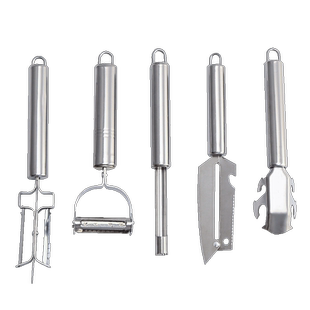 不锈钢水果刀削皮刀套装家用多功能蔬菜刨丝神器厨房挖核去芯刀具