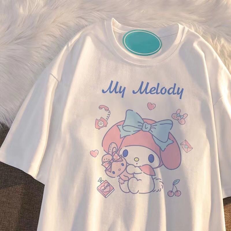 女童纯棉玉桂狗短袖T恤夏季