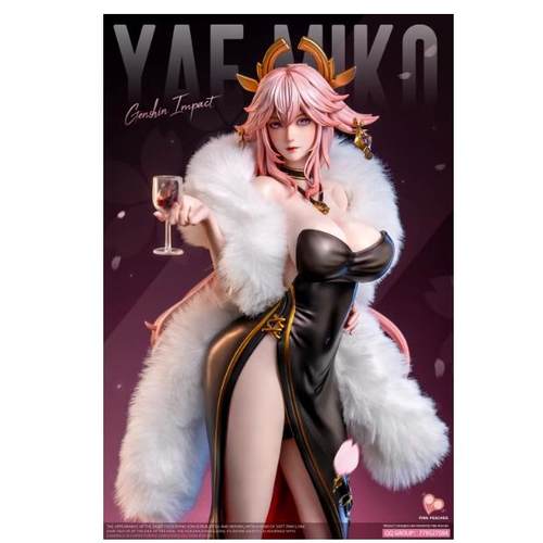 粉桃八重神子手办模玩