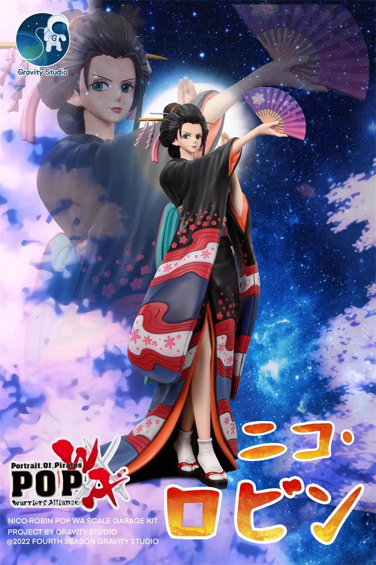 梦想小镇 引力 wa 和之国共鸣系列01 妮可 罗宾 手办