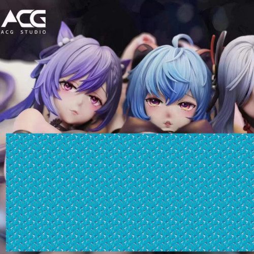 ACG工作室原神三人躺姿床