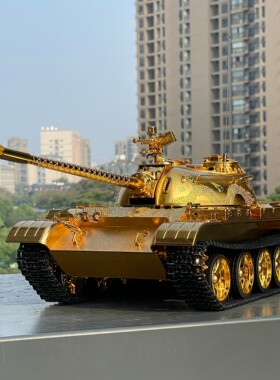 【胡不归新品】黄金59式五九遥控坦克世界模型1:16收藏摆件