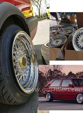 适用捷达高尔桑旅速腾高尔夫13 14 15 16 17 18 19寸宽边爆龟轮毂