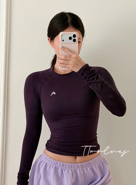 TTWOLVES无缝针织GOTO SEAMLESS修身版型女士健身运动长款长袖E20