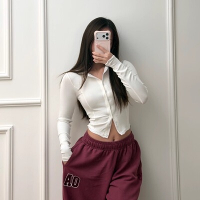 女士健身运动纽扣开衫高弹螺纹