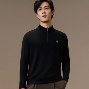 冰川时代秋冬新款 2511 半拉链立领卫衣男上衣内外穿休闲保暖打底衫