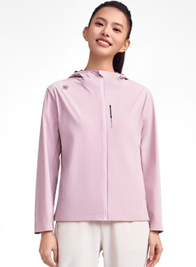 冰川时代微冲外套25C222女士夏季薄款透气连帽防晒衣防紫外线上衣