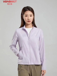梵贝希男女士夏季新款情侣防晒速干衣服商务立领薄款外套8352621
