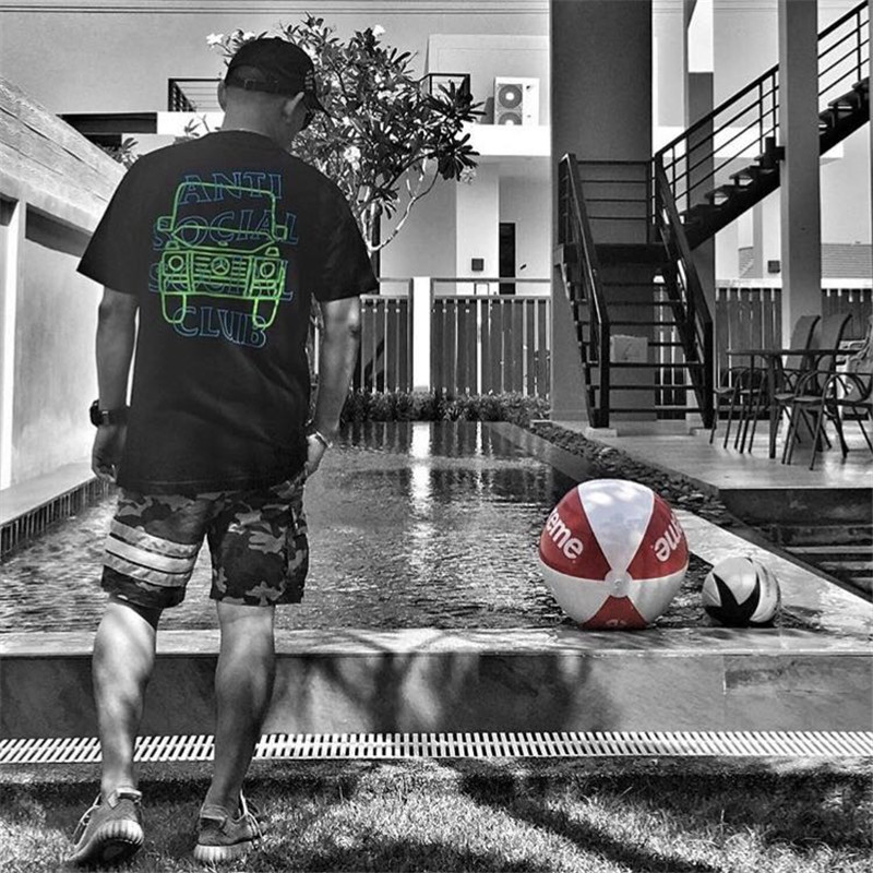 ASSC X RSVP ANTI male Social Social Club Jointly The neon lights Big Ben t-shirtin the Men's clothing, T-shirt  category - from Buy2taobao.com to provide professional Taobao agent buy service