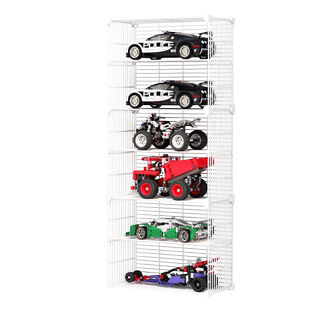 乐高车展示架1:24合金小汽车变形车模型分类幼儿园玩具收纳架落地