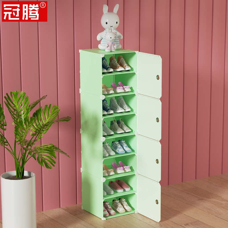 转角门口卡通省空间幼儿园小鞋架