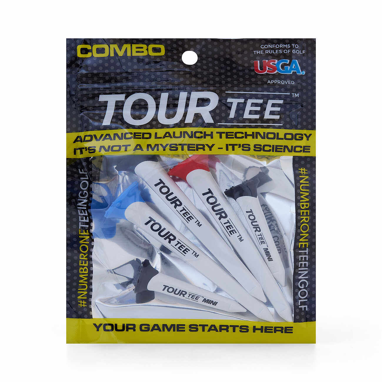 TOUR TEE PRO进口高尔夫球长短Tee球钉golf开球发球梯球托用品