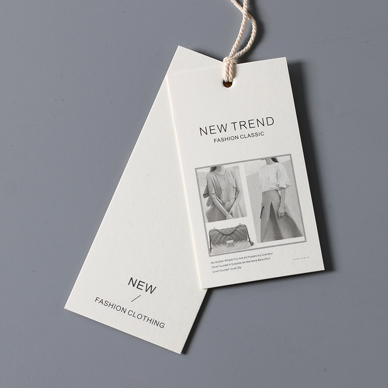衣服价格标签吊牌通用高档服装吊牌定制logo挂牌童装卡片订做设计