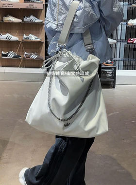 adidas三叶草26新款FNST SLDR XL精致皮质单肩挎包KS5158 KS5157