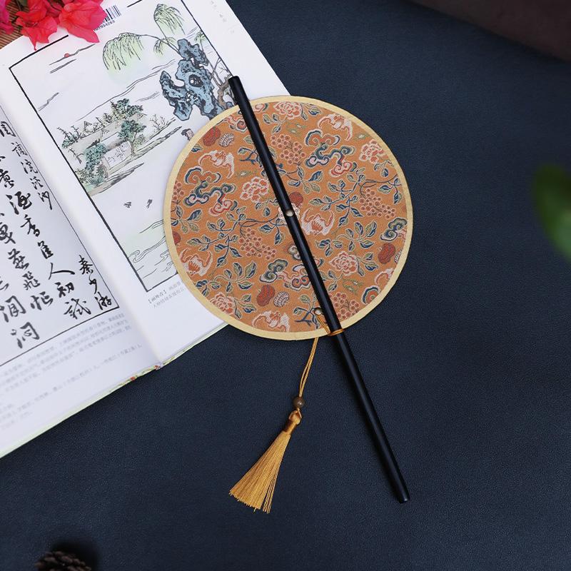 【迷你】腰扇古风仿乌木扇子可卷扇子