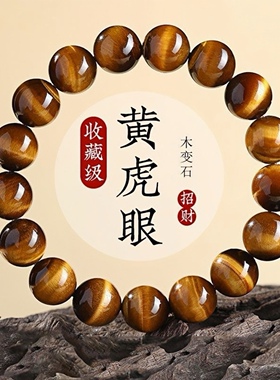 南非天然闪电虎眼石猫眼招财手链