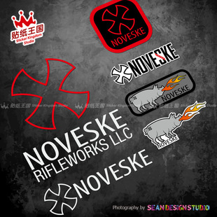 适用Noveske 喷火猪 军标军事 汽车车身贴纸摩托车防水装饰车贴
