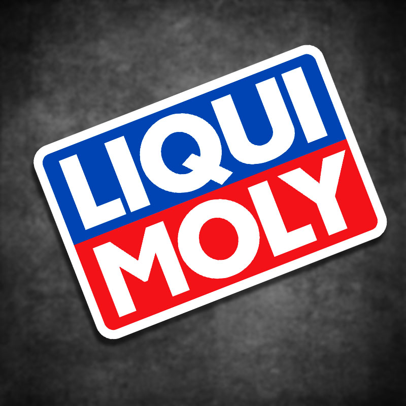 改装贴纸Liqui Moly 德国力魔机油logo贴纸 反光贴车贴贴纸贴花