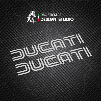 适用Ducati 杜卡迪 复古 多色可选 摩托车贴纸  防水反光贴花