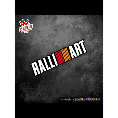 适用三菱 Ralliart 拉力艺Evolution帕杰罗反光贴纸后窗装饰车贴