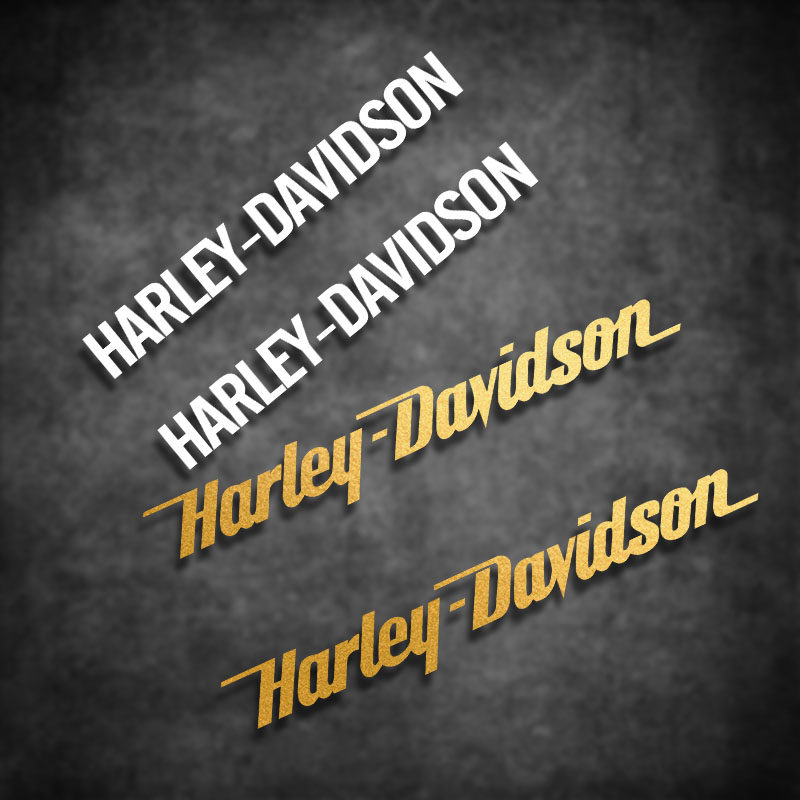 车贴哈雷复古风摩托车贴纸电动车车身贴反光个性装饰贴花防水