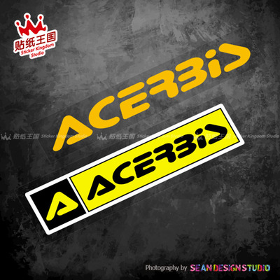适用Acerbis 意大利 阿西比斯摩托车改装贴纸个性防水反光贴花