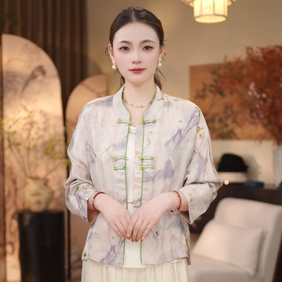 【大漠孤烟-外套】新中式国风时尚气质百搭精致5039